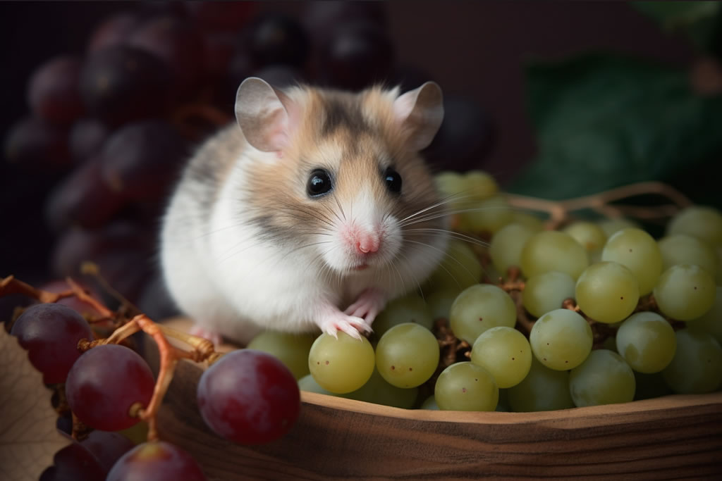 Can hamster eat grapes